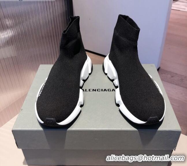 Good Quality Balenciaga Speed Knit Sock Boot Sneaker 051009 Black 2021