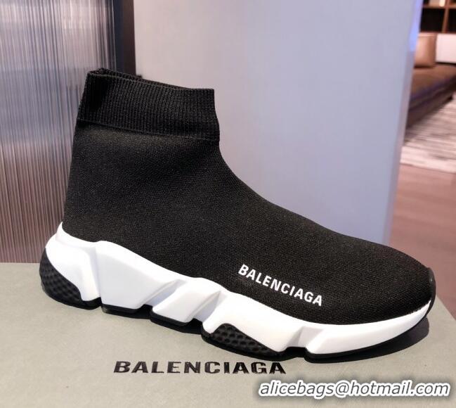 Good Quality Balenciaga Speed Knit Sock Boot Sneaker 051009 Black 2021