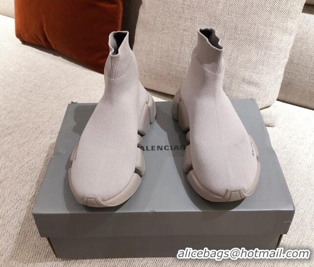 Purchase Balenciaga Speed Knit Sock Boot Sneaker 051009 Grey 2021