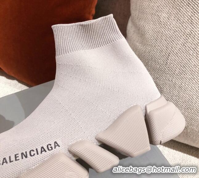 Purchase Balenciaga Speed Knit Sock Boot Sneaker 051009 Grey 2021