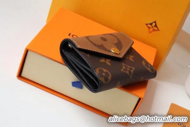 Good Quality Louis Vuitton Monogram Reverse Canvas ZOE WALLET M80725 Brown