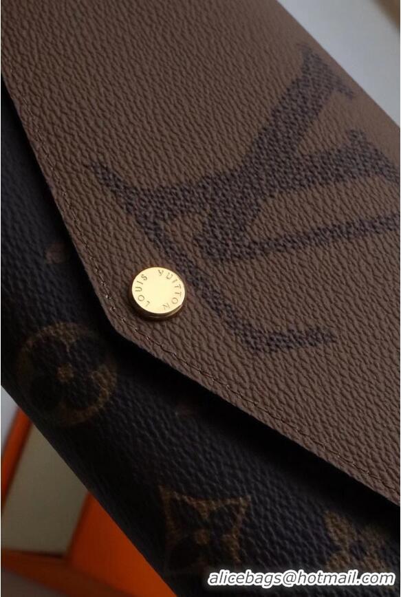 Good Product Louis Vuitton Monogram Canvas ZOE WALLET M80724 Brown