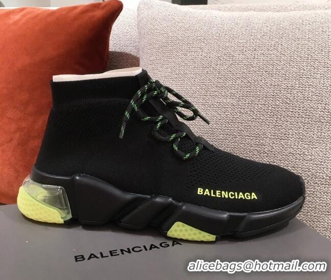 Low Price Balenciaga Speed Knit Sock Boot Sneaker 051009 Black 2021