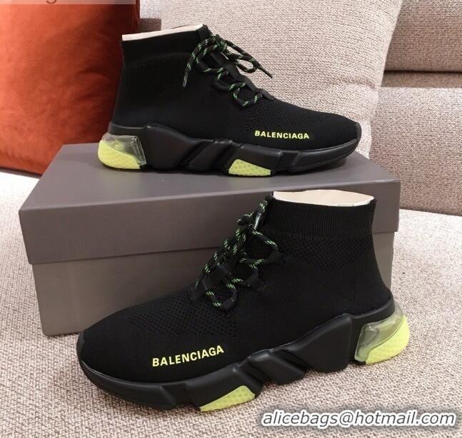 Low Price Balenciaga Speed Knit Sock Boot Sneaker 051009 Black 2021