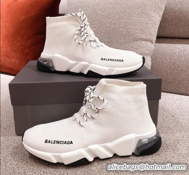 Most Popular Balenciaga Speed Knit Sock Boot Sneaker 051009 White 2021