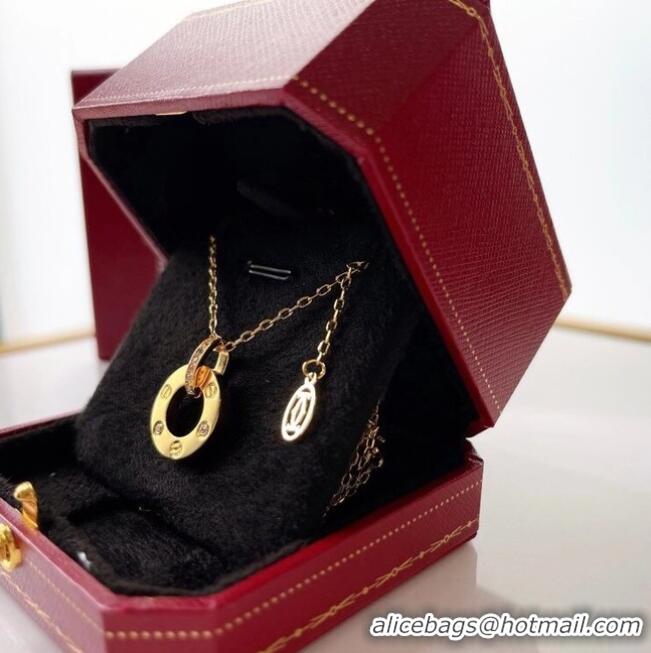 Top Quality Cartier Necklace CE6517 Gold