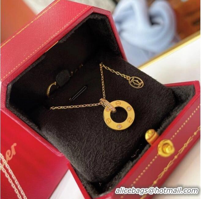 Top Quality Cartier Necklace CE6517 Gold