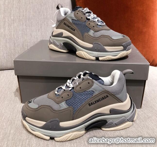 Super Quality Balenciaga Triple S Sneakers 051023 Grey 2021