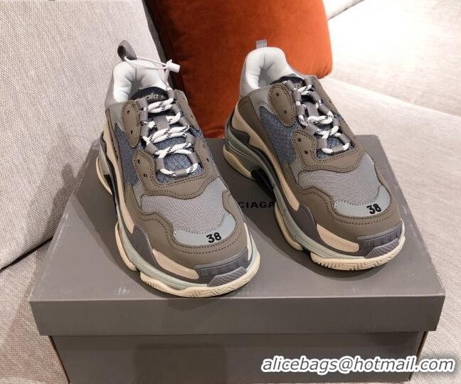 Super Quality Balenciaga Triple S Sneakers 051023 Grey 2021