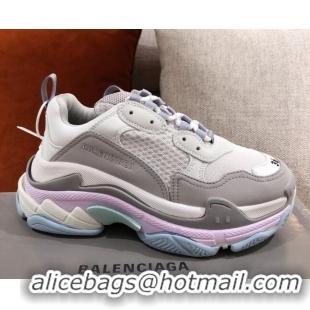 Low Cost Balenciaga Triple S Sneakers 051023 Grey/Purple 2021