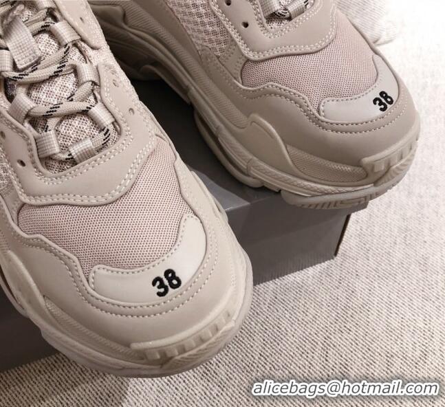 Charming Balenciaga Triple S Sneakers 051023 Grey 2021