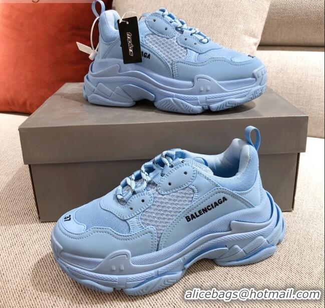 Durable Balenciaga Triple S Sneakers 051023 Blue 2021