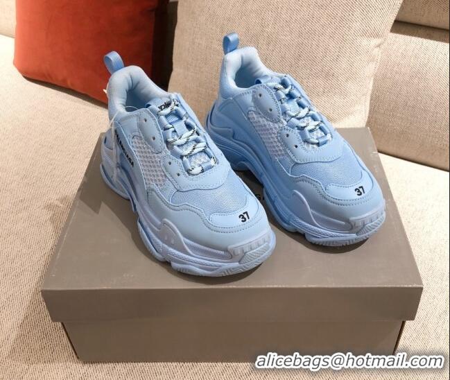 Durable Balenciaga Triple S Sneakers 051023 Blue 2021