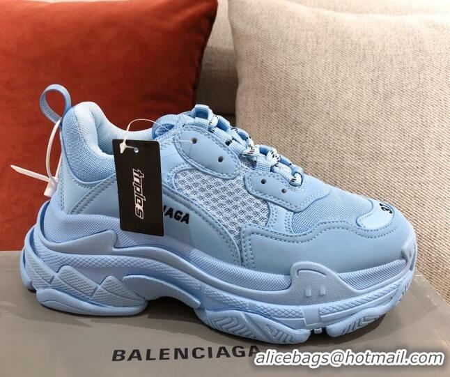 Durable Balenciaga Triple S Sneakers 051023 Blue 2021