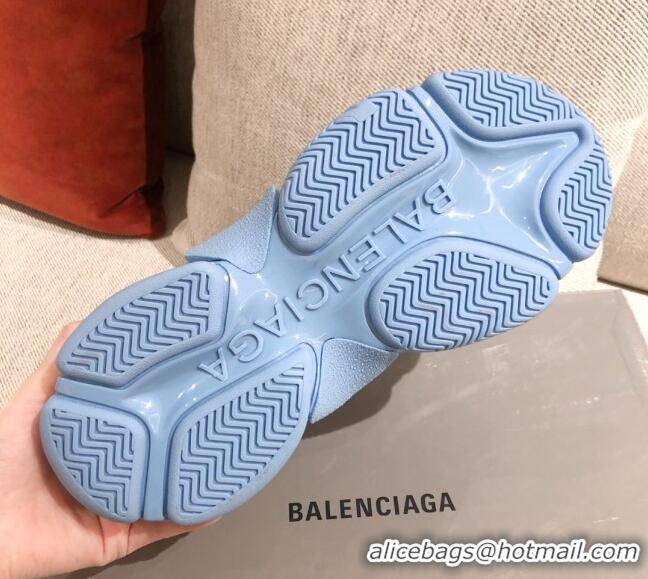 Durable Balenciaga Triple S Sneakers 051023 Blue 2021