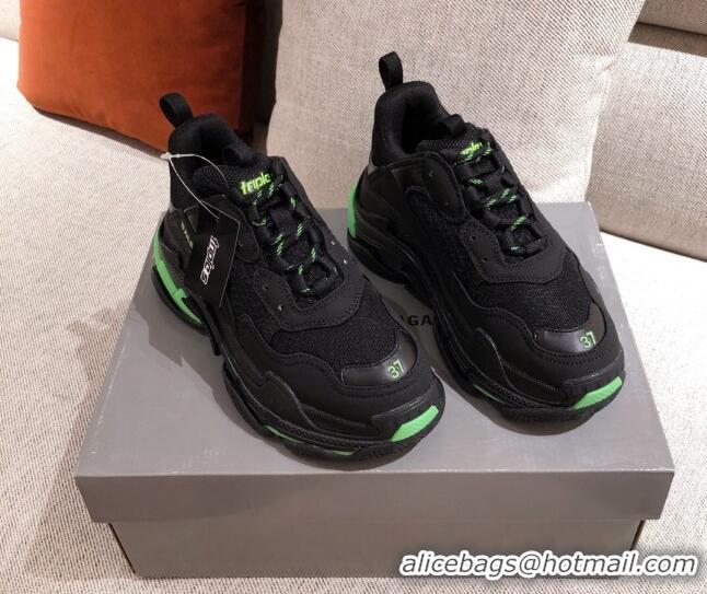 Shop Duplicate Balenciaga Triple S Sneakers 051023 Black 2021