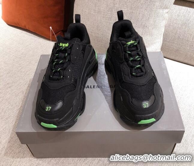 Shop Duplicate Balenciaga Triple S Sneakers 051023 Black 2021