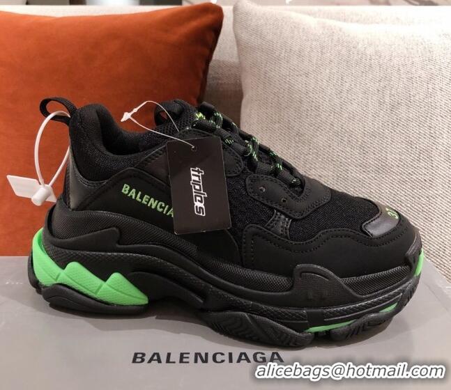 Shop Duplicate Balenciaga Triple S Sneakers 051023 Black 2021