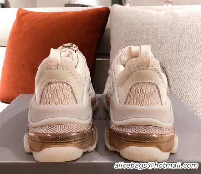 Unique Grade Balenciaga Triple S Sneakers 051023 Beige 2021