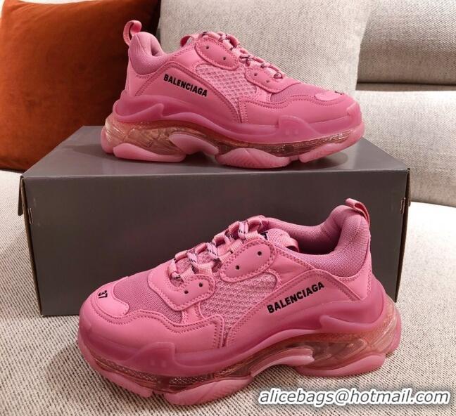 New Style Balenciaga Triple S Sneakers 051023 Pink 2021