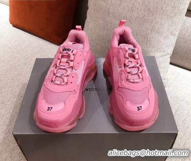 New Style Balenciaga Triple S Sneakers 051023 Pink 2021