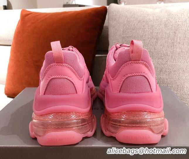 New Style Balenciaga Triple S Sneakers 051023 Pink 2021