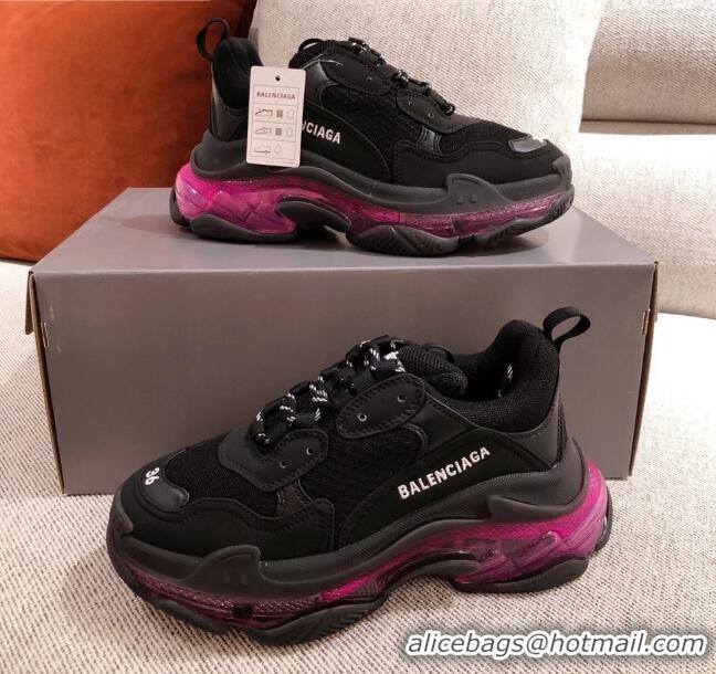  Low Price Balenciaga Triple S Sneakers 051023 Black/Pink 2021