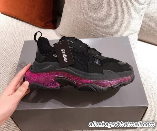  Low Price Balenciaga Triple S Sneakers 051023 Black/Pink 2021