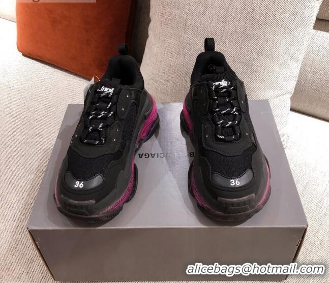  Low Price Balenciaga Triple S Sneakers 051023 Black/Pink 2021