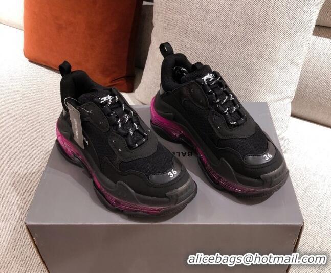  Low Price Balenciaga Triple S Sneakers 051023 Black/Pink 2021