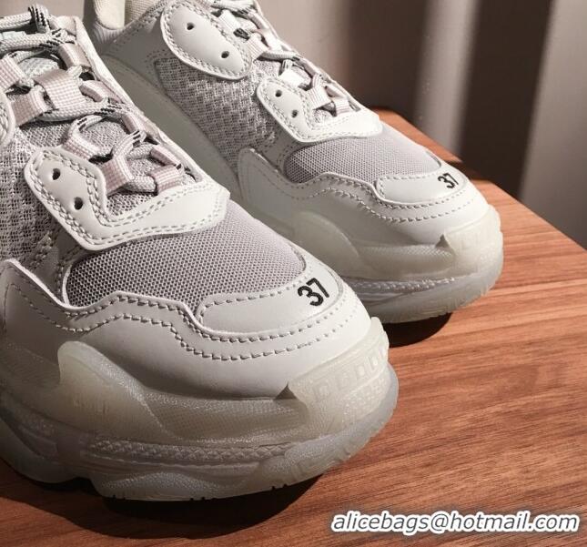 Grade Design Balenciaga Triple S Sneakers 051023 White 2021