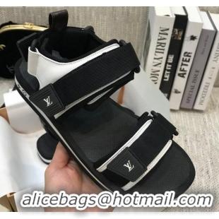 Best Product Louis Vuitton Arcade Flat Strap Sandal 031111 Black 2021