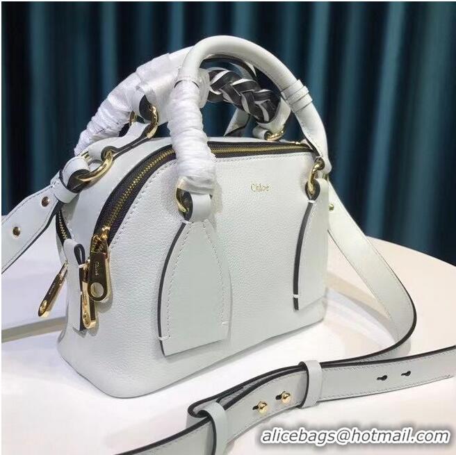 Buy Inexpensive Chloe Original Calfskin Leather Bag 6C081 White