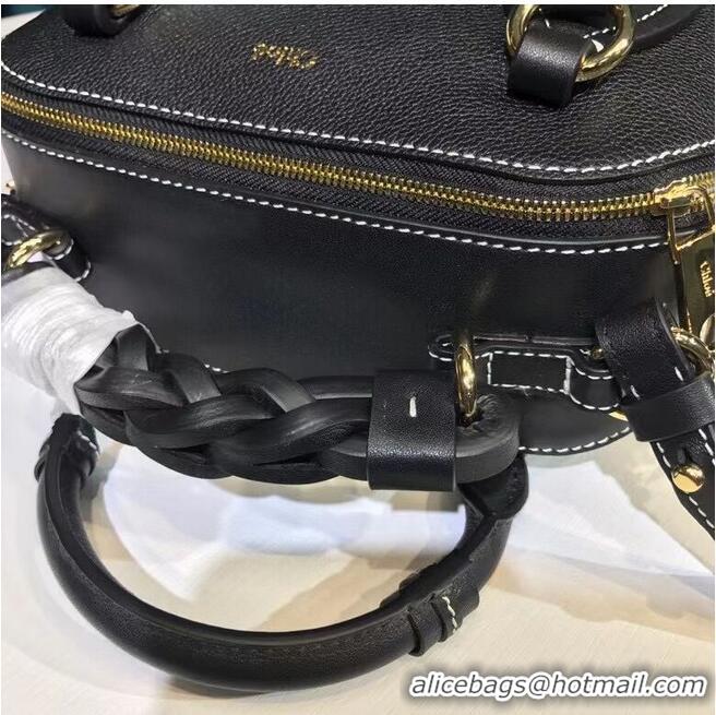 Unique Grade Chloe Original Calfskin Leather Bag 6C081 Black