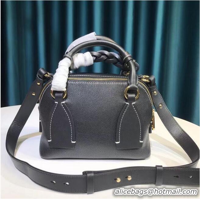 Unique Grade Chloe Original Calfskin Leather Bag 6C081 Black