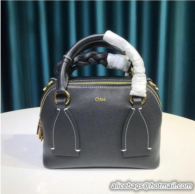 Unique Grade Chloe Original Calfskin Leather Bag 6C081 Black