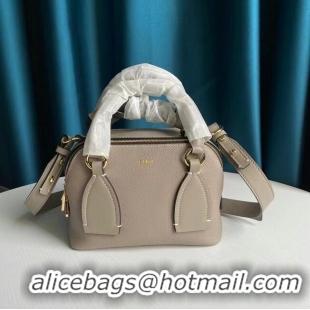 Good Quality Chloe Original Calfskin Leather Bag 6C081 Grey