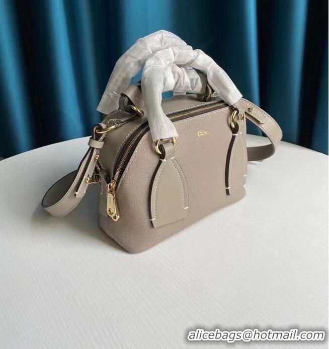 Good Quality Chloe Original Calfskin Leather Bag 6C081 Grey