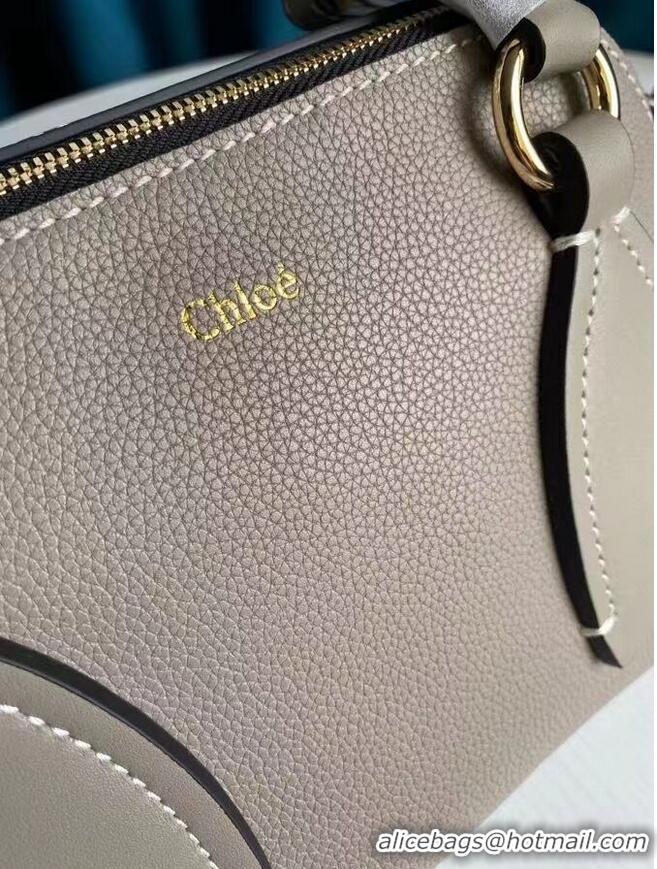 Good Quality Chloe Original Calfskin Leather Bag 6C081 Grey