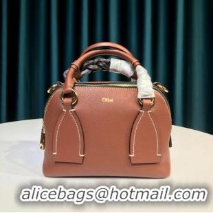 Trendy Design Chloe Original Calfskin Leather Bag 6C081 Brown