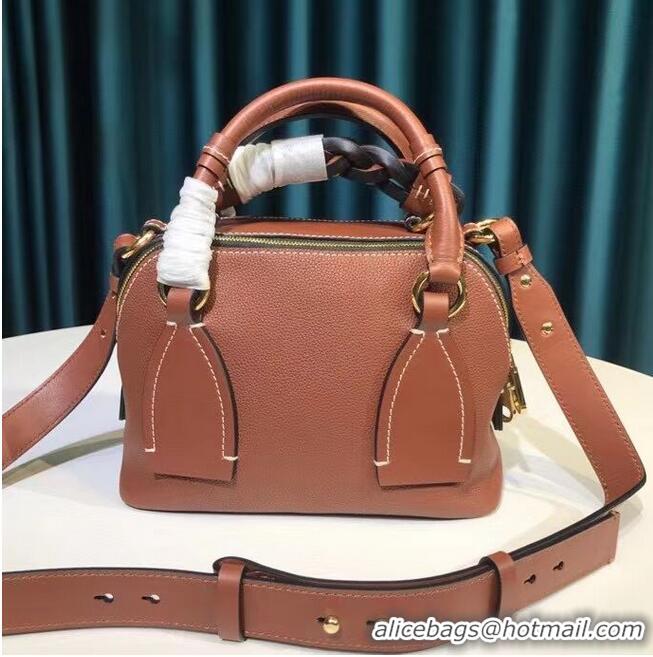 Trendy Design Chloe Original Calfskin Leather Bag 6C081 Brown