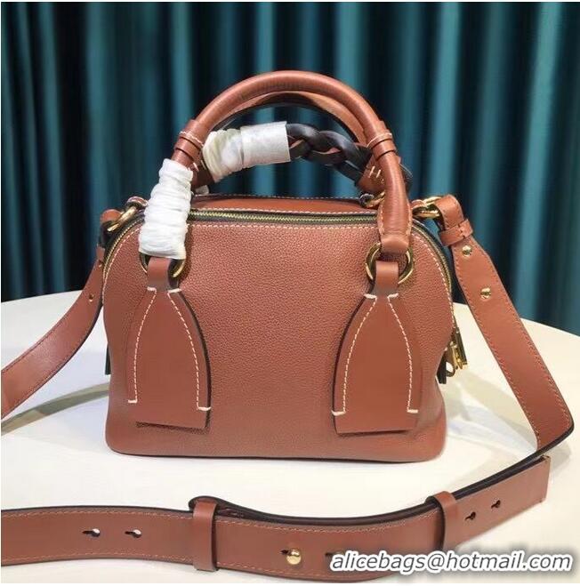 Trendy Design Chloe Original Calfskin Leather Bag 6C081 Brown