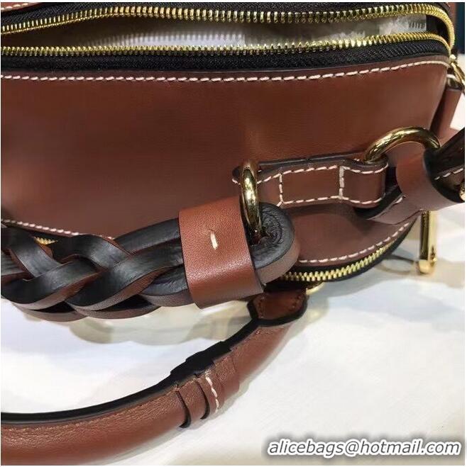 Trendy Design Chloe Original Calfskin Leather Bag 6C081 Brown