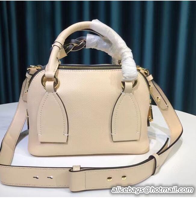 Buy Fashionable Chloe Original Calfskin Leather Bag 6C081 Apricot