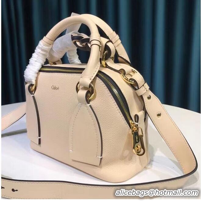 Buy Fashionable Chloe Original Calfskin Leather Bag 6C081 Apricot