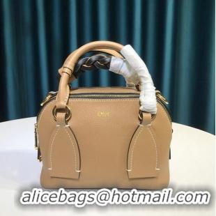 Inexpensive Chloe Original Calfskin Leather Bag 6C081 Apricot