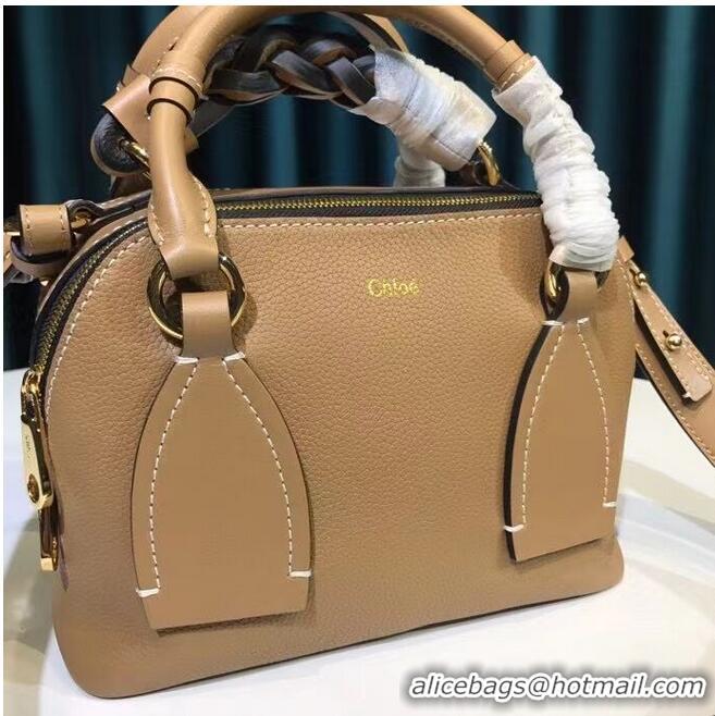 Inexpensive Chloe Original Calfskin Leather Bag 6C081 Apricot