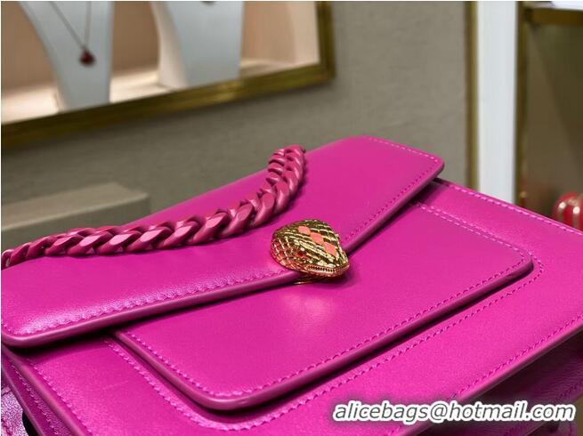 Promotional Bvlgari Serpenti Forever leather small crossbody bag B210875 Rose