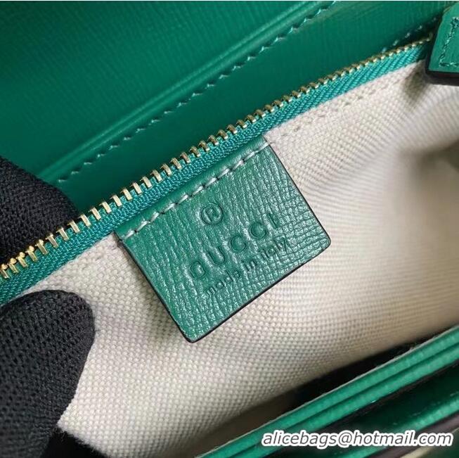 Top Quality Gucci Horsebit 1955 small shoulder bag 602204 Green