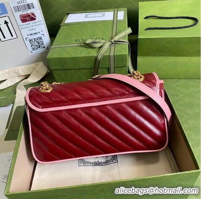 Buy Classic Gucci GG Marmont small shoulder bag 443497